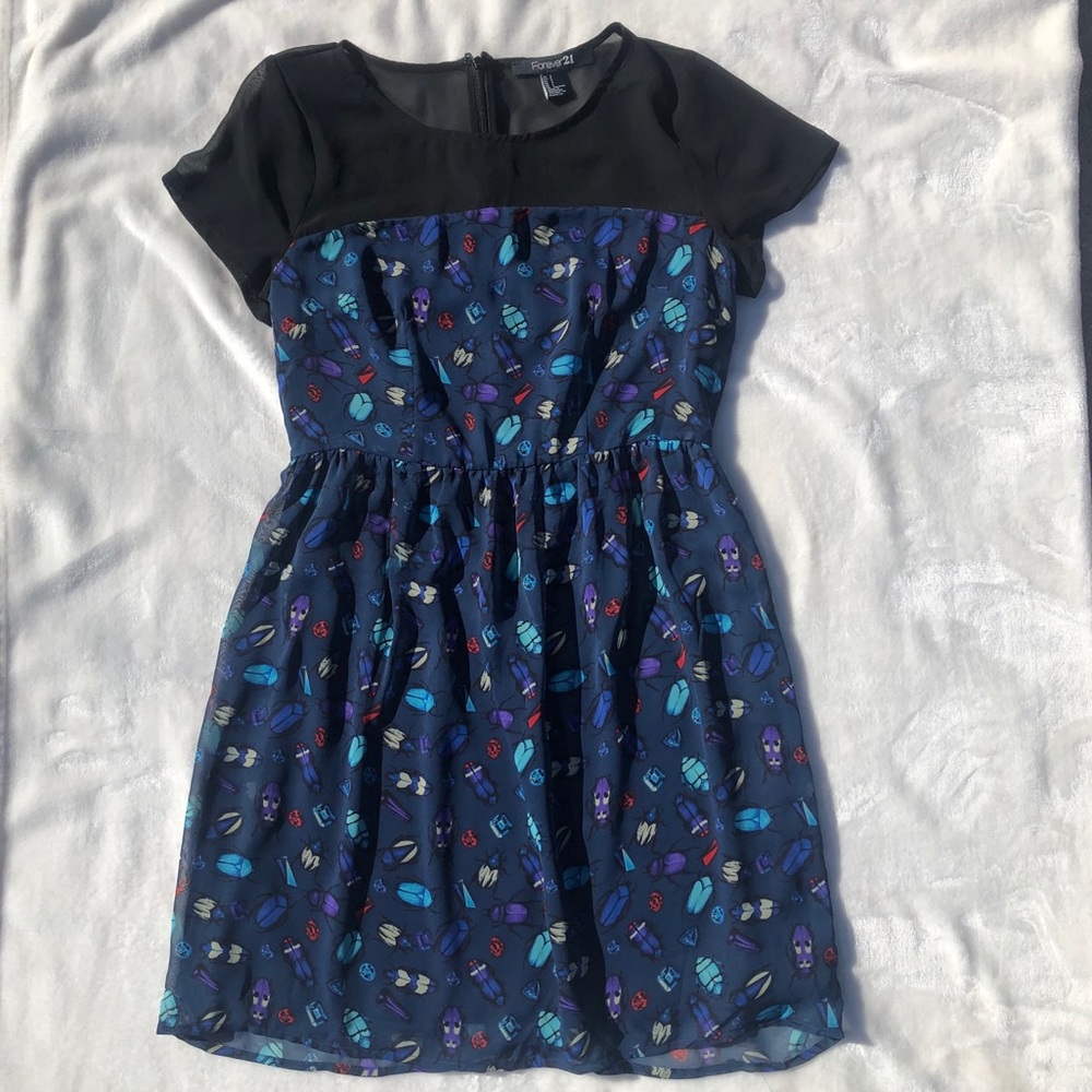 Beetle/bug pattered dress from forever 21